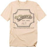 Beige t-shirt with Cheers logo, “Est. 1895,” a handshake emblem, and the phrase “Where everyone knows your name.”