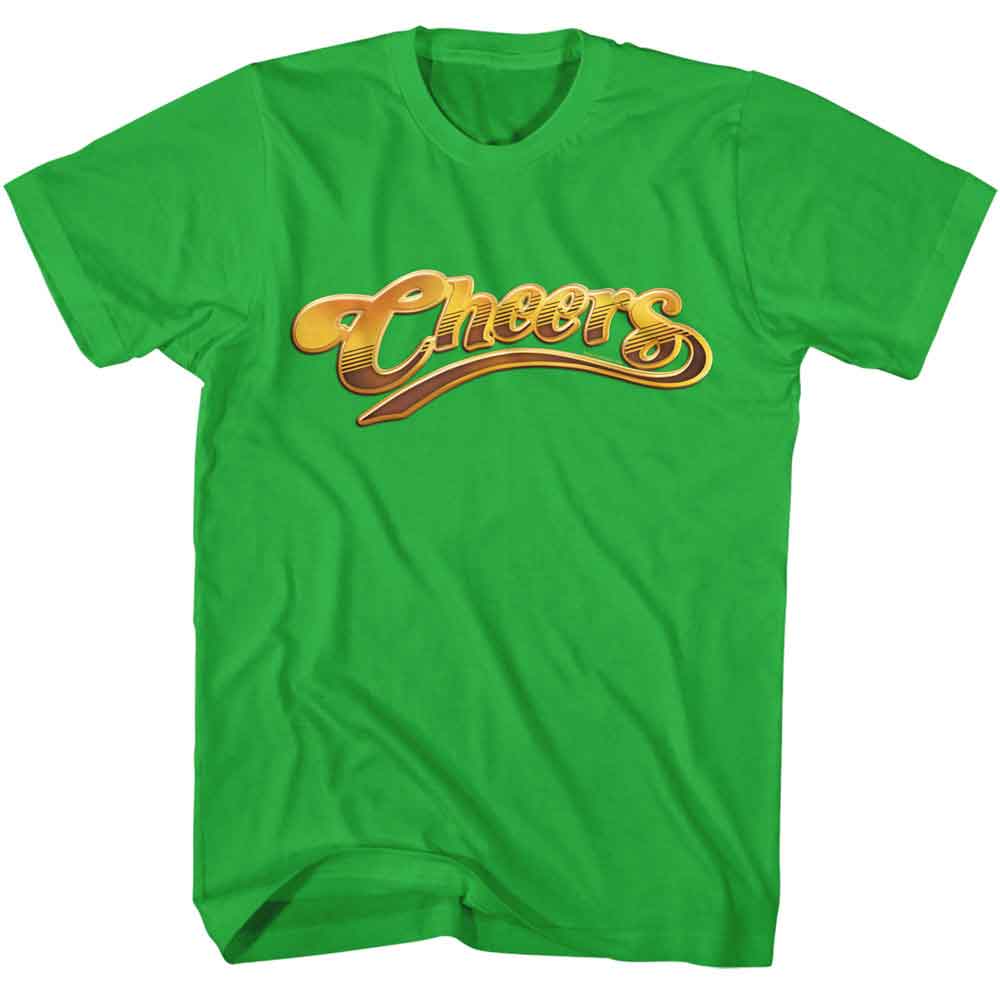officially licensed Cheers Title Logo kelly green t-shirt