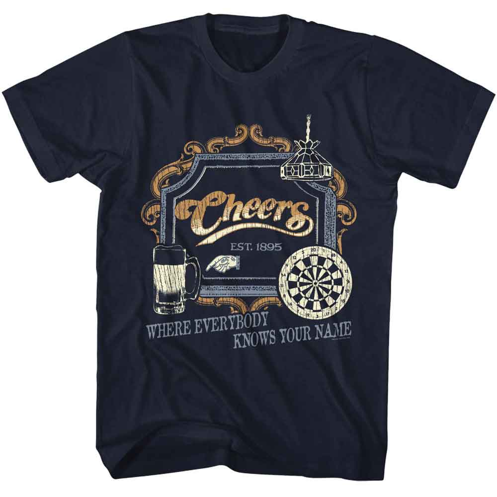 officially licensed Cheers bar sign t-shirt