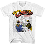 officially licensed Cheers Drinking white t-shirt