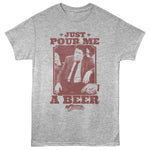 officially licensed Cheers Pour Me a Beer gray heather t-shirt