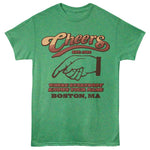 officially licensed Cheers Boston MA kelly heather t-shirt