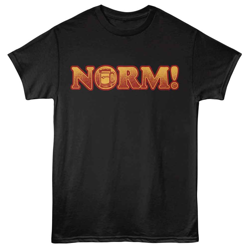 officially licensed Cheers Norm black t-shirt