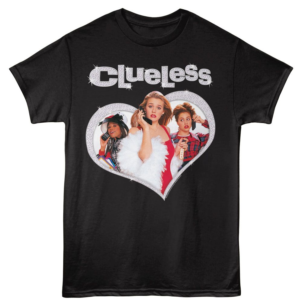 Clueless Diamond Heart T-Shirt officially licensed graphic tee