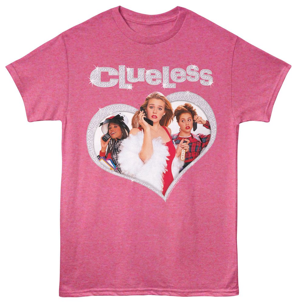 Clueless Diamond Heart T-Shirt officially licensed graphic tee