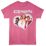 Clueless Diamond Heart T-Shirt officially licensed graphic tee