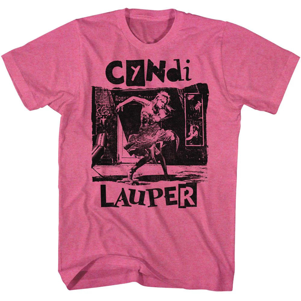 Cyndi Lauper Torn Note Dance T-Shirt