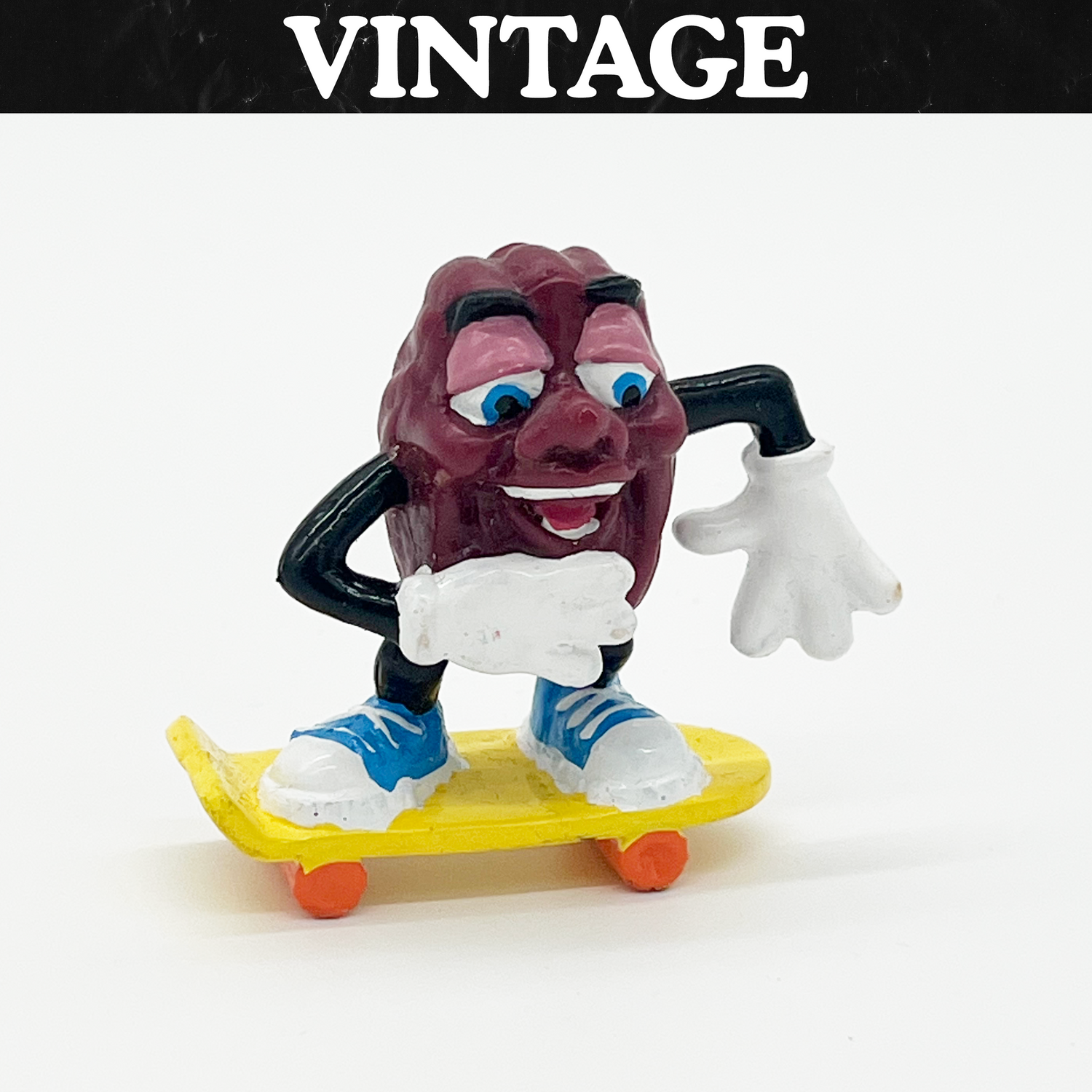 Vintage California Raisins Skateboard PVC Figure