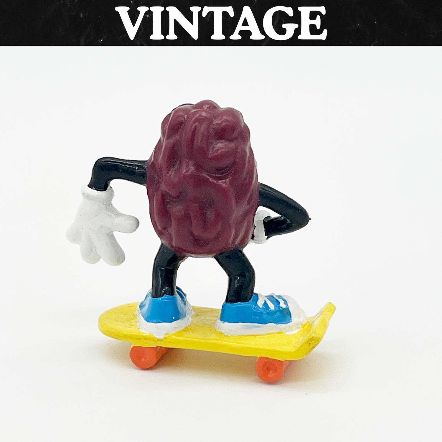 Vintage California Raisins Skateboard PVC Figure