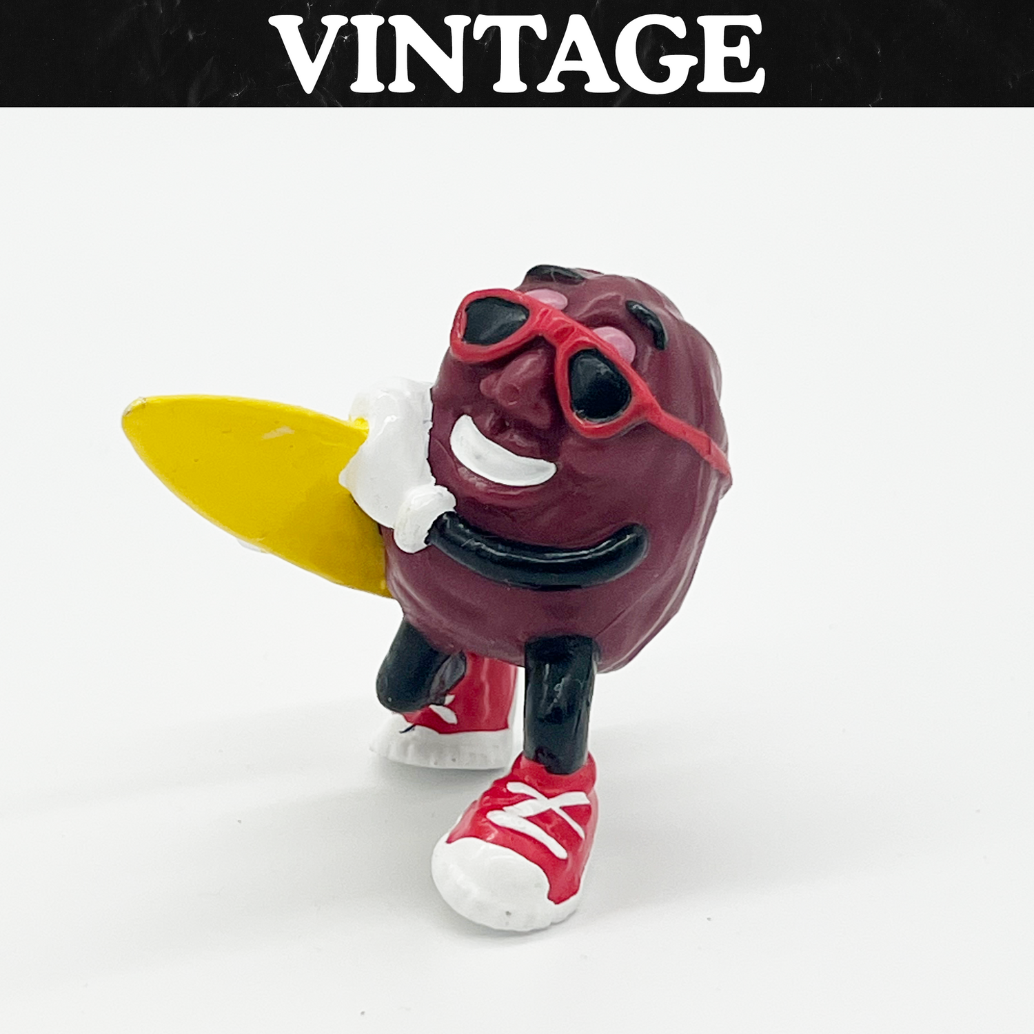 Vintage California Raisins Surfboard PVC Figure