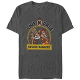 Retro Chip and Dale Rescue Rangers graphic tee with classic Disney cartoon artwork