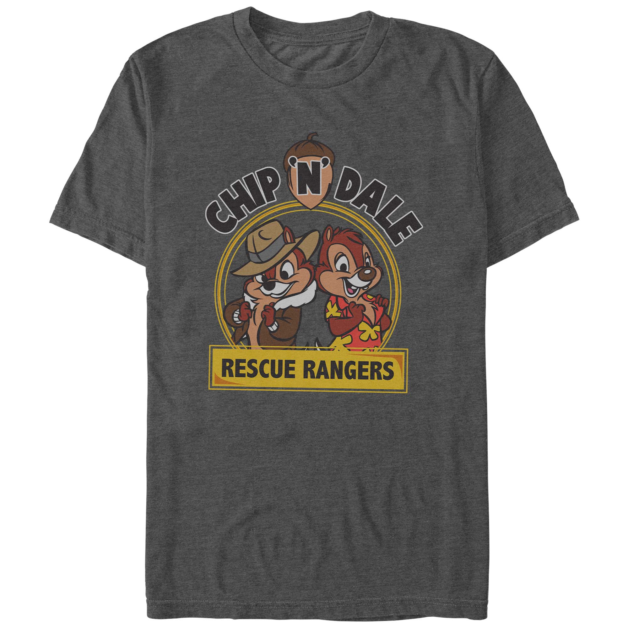 Retro Chip and Dale Rescue Rangers graphic tee with classic Disney cartoon artwork