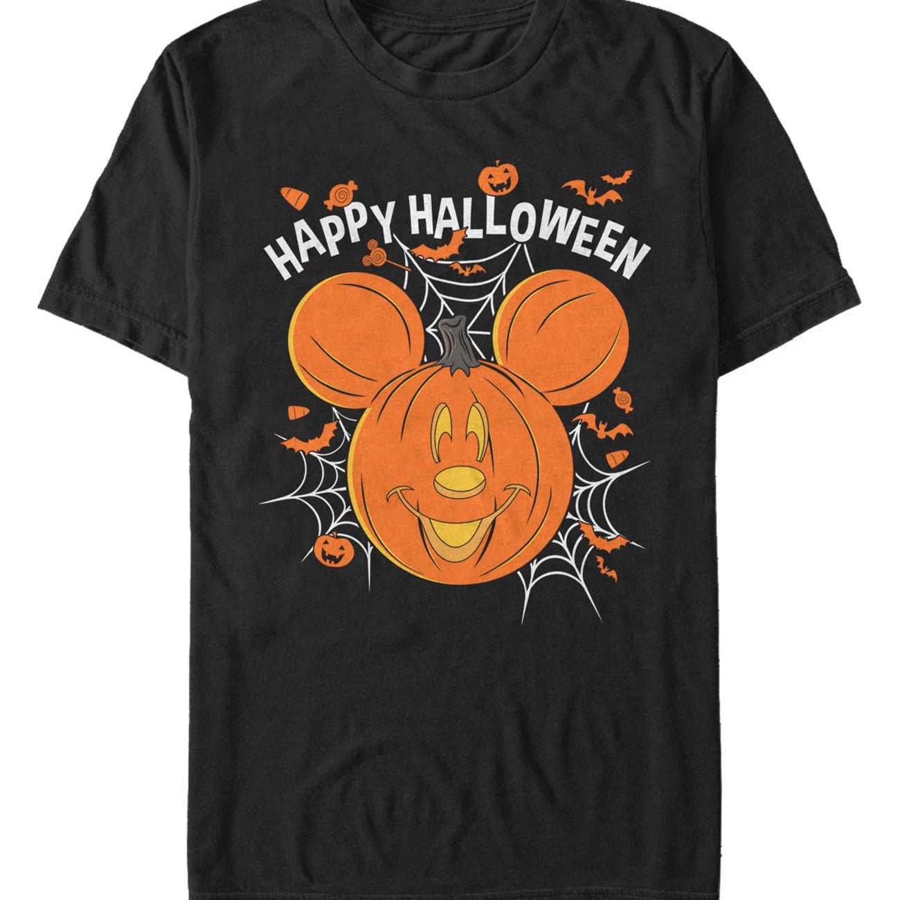 officially licensed Mickey Mouse & Friends Mickey Mouse Jack O Lantern T-Shirt tee