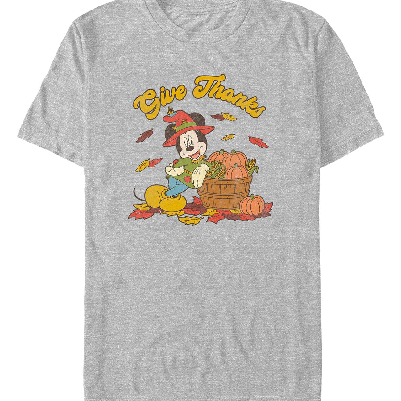 officially licensed Mickey Mouse & Friends Thankful Mouse T-Shirt tee