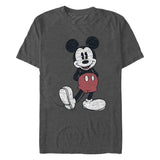 Men's Disney Mickey Pose - Char Htr T-Shirt