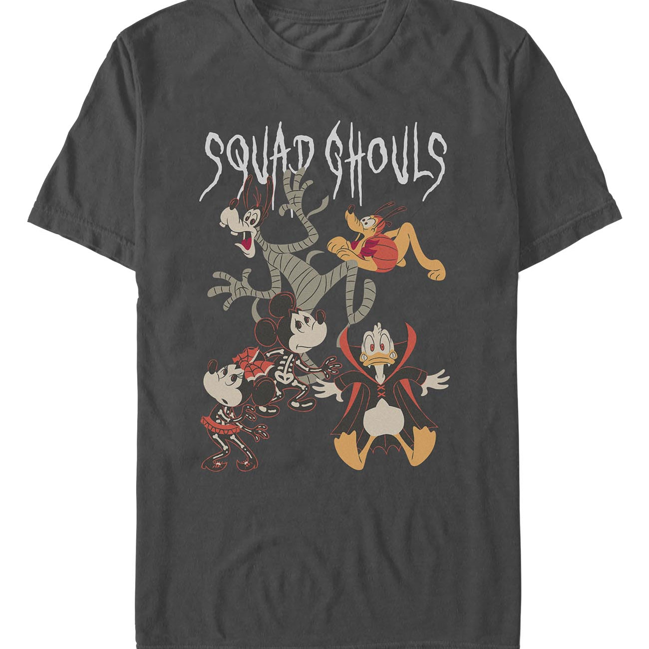 officially licensed Mickey Mouse & Friends Squad Ghouls T-Shirt tee