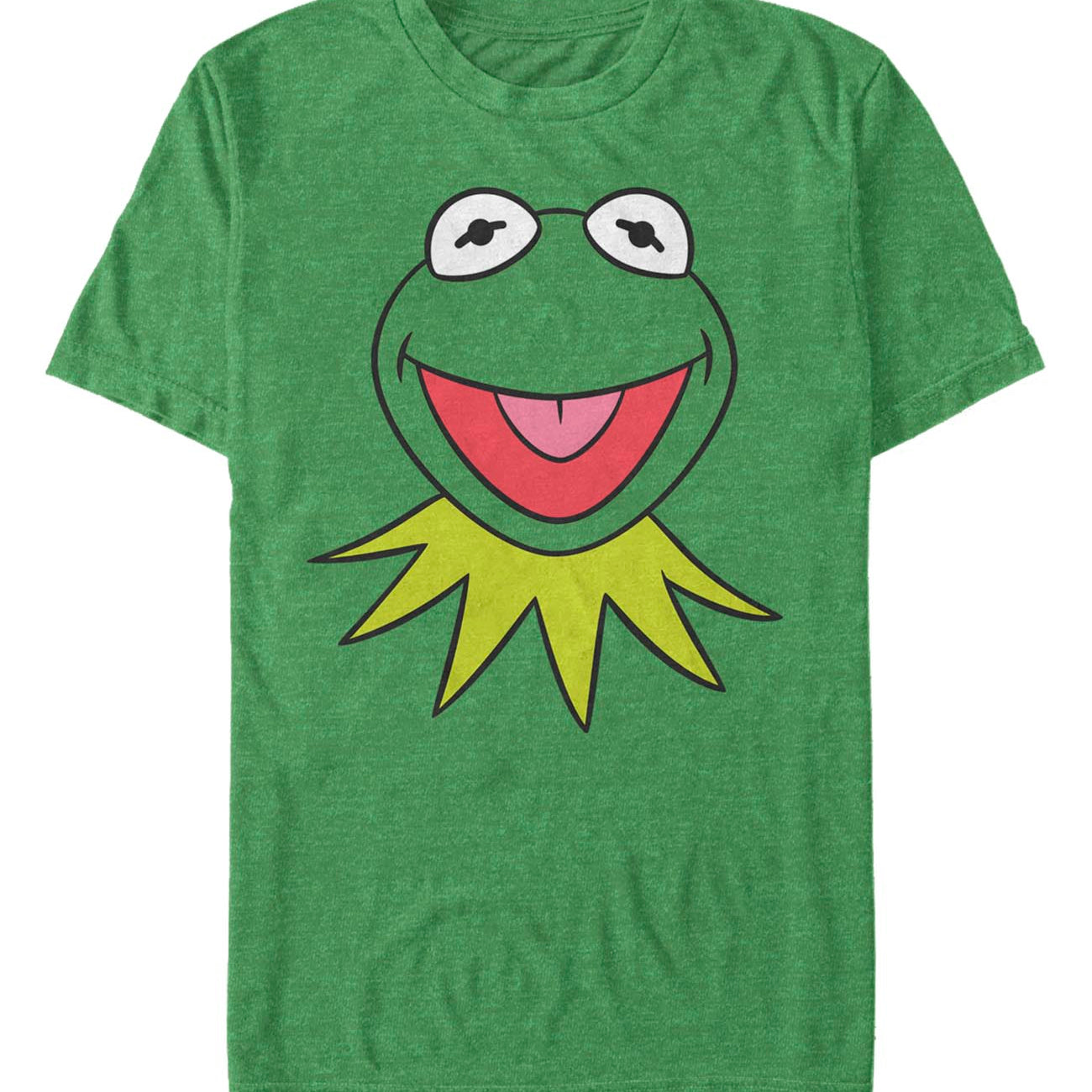 officially licensed The Muppets Kermit Big Face T-Shirt tee