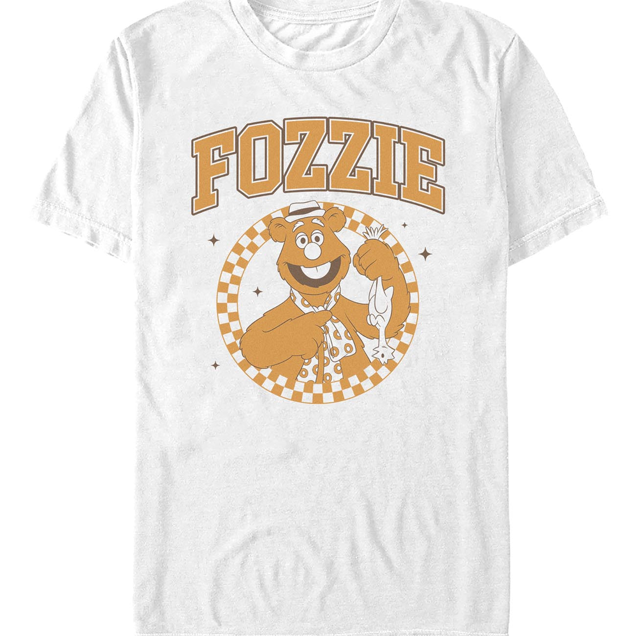 Muppets Fozzie Collegiate Muppets graphic t-shirt