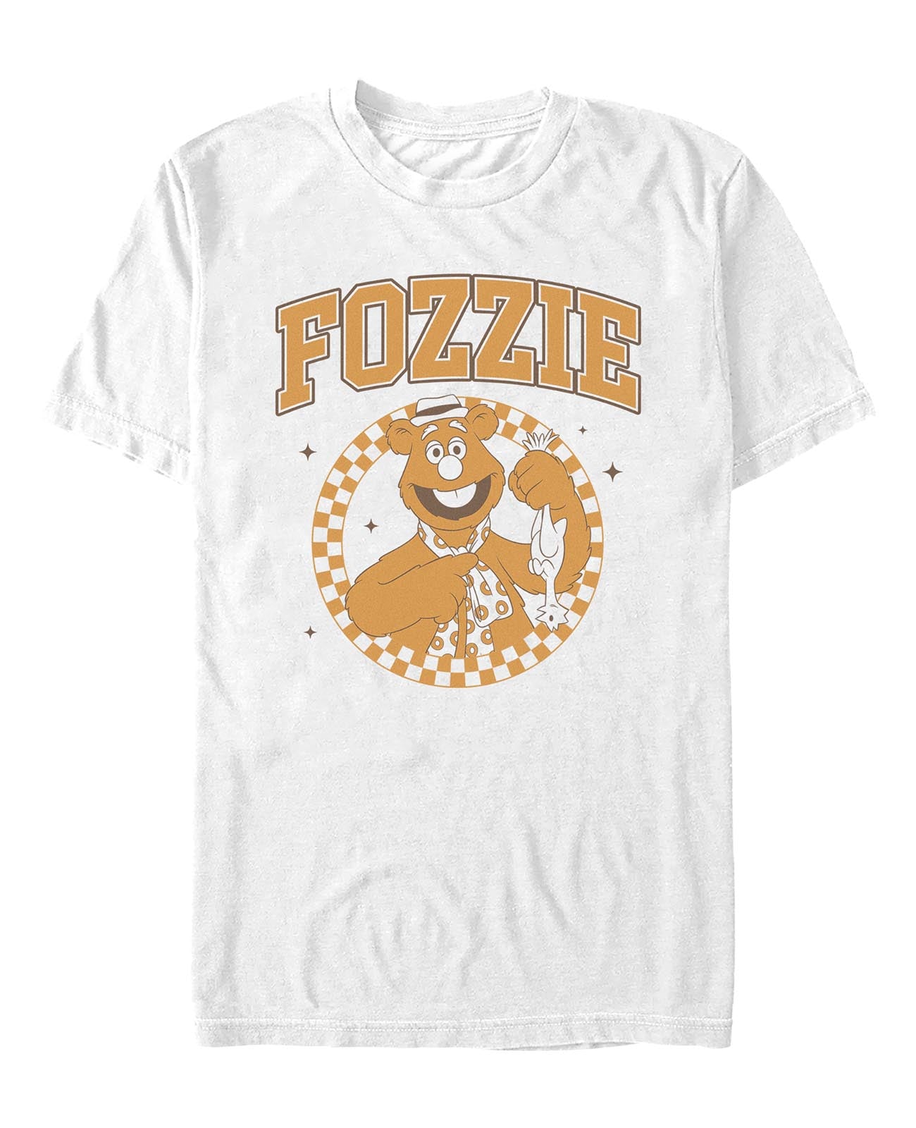 Muppets Fozzie Collegiate Muppets graphic t-shirt