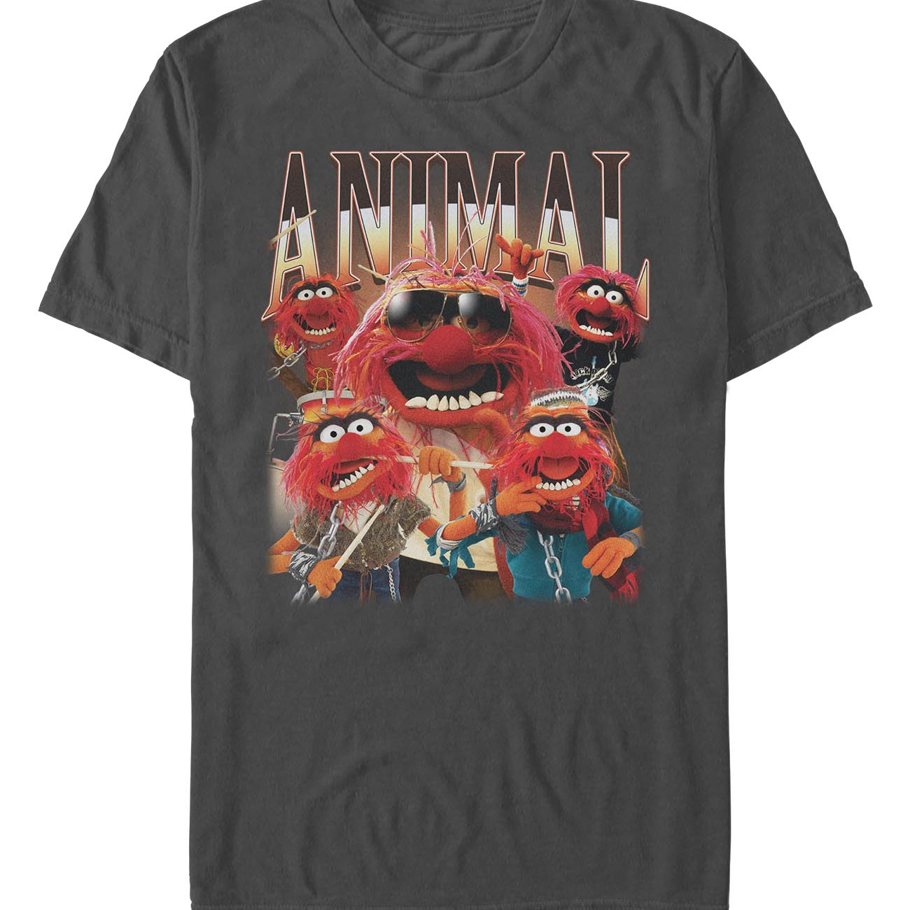 Muppets Animal Montage Y2K Muppets graphic t-shirt