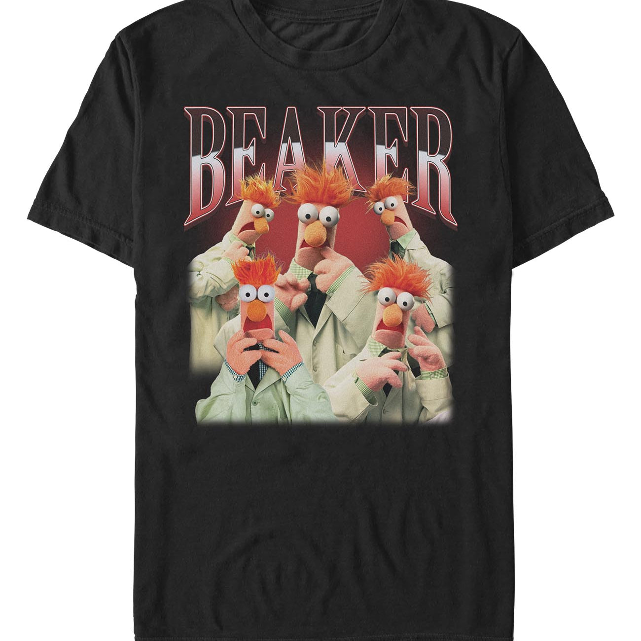 Muppets Beaker Montage Y2K Muppets graphic t-shirt