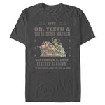 Muppets Live Teeth Charcoal graphic t-shirt