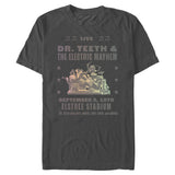 Muppets Live Teeth Charcoal graphic t-shirt