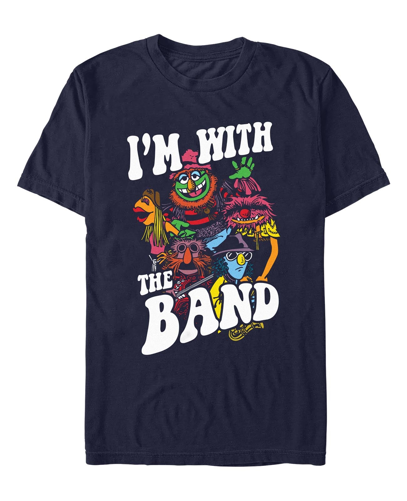 Muppets With The Band Muppets graphic t-shirt