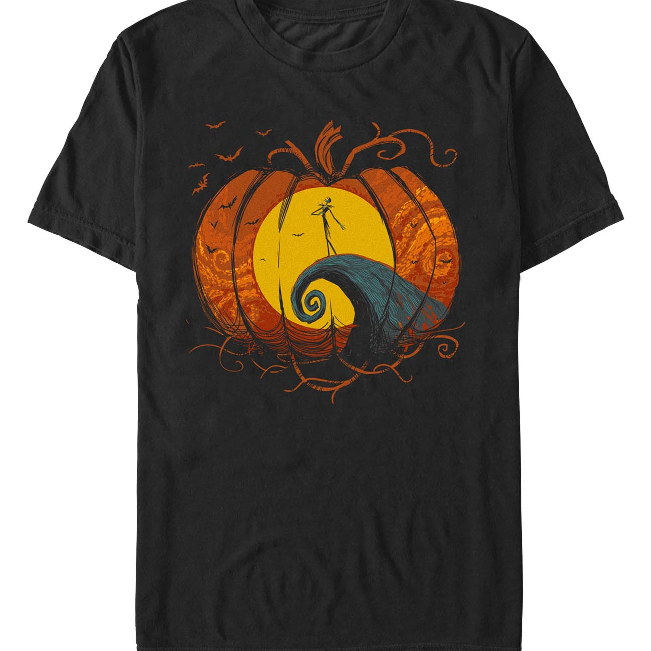 officially licensed The Nightmare Before Christmas Pumpkin King Lament T-Shirt tee