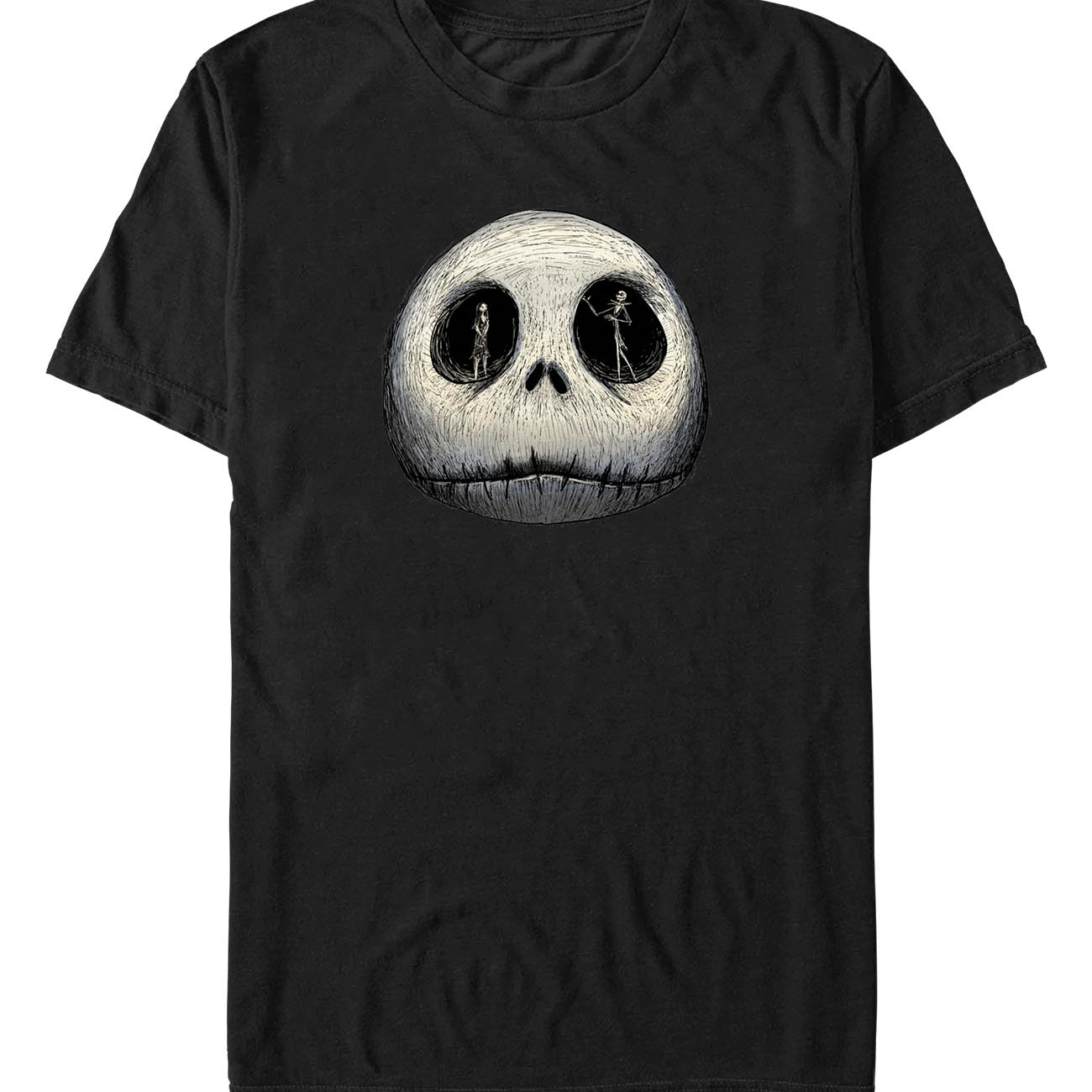 officially licensed The Nightmare Before Christmas Team Stacked Eyes T-Shirt tee