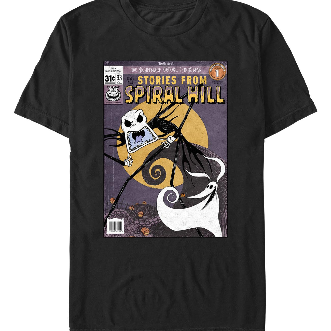 officially licensed The Nightmare Before Christmas SP Jack T-Shirt tee