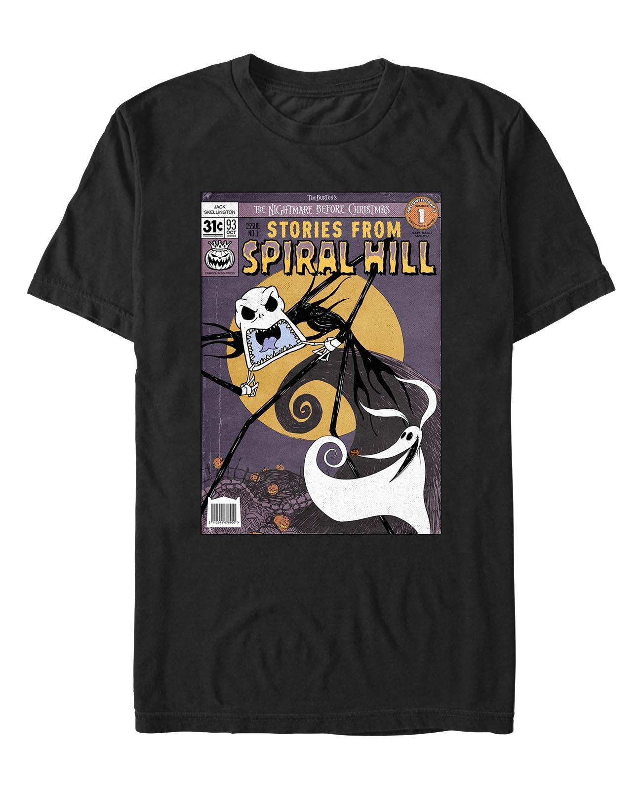 officially licensed The Nightmare Before Christmas SP Jack T-Shirt tee