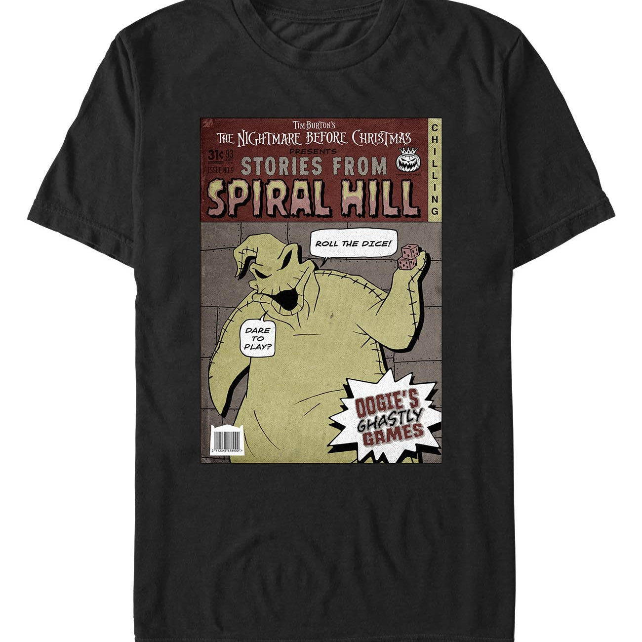 officially licensed The Nightmare Before Christmas SP Oogie Boogie T-Shirt tee