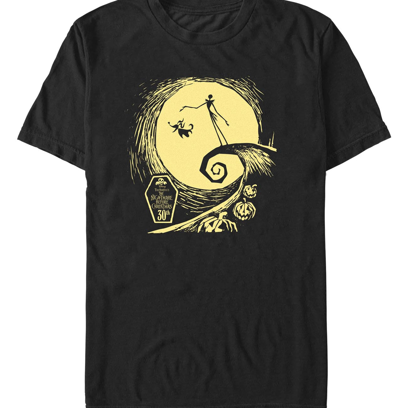 officially licensed The Nightmare Before Christmas Moon Friends T-Shirt tee