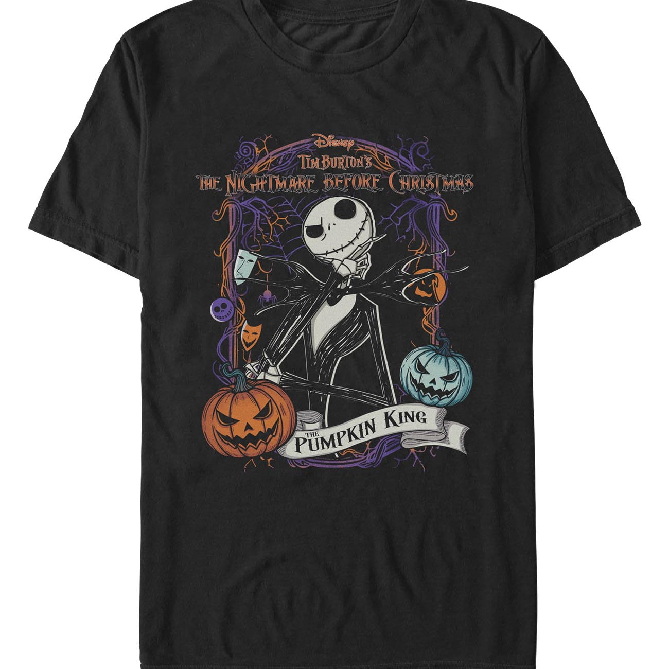 officially licensed The Nightmare Before Christmas Jack Pumpkin King T-Shirt tee