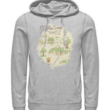 Winnie the Pooh Acre Map Hoodie