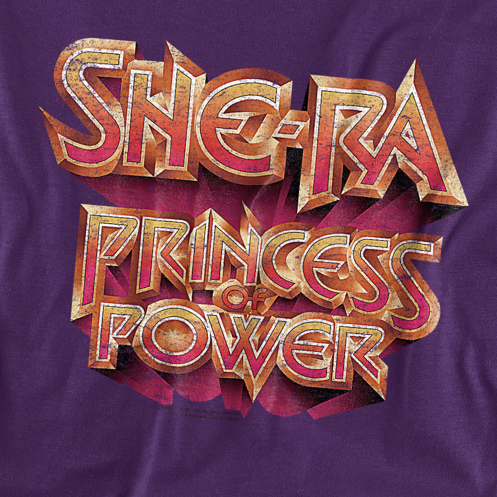 She-Ra Princess of Power Retro Logo T-Shirt