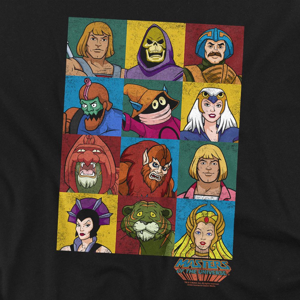 Masters of the Universe Character Grid T-Shirt