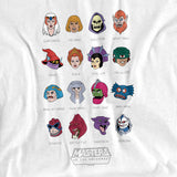 Masters of the Universe Character Heads T-Shirt