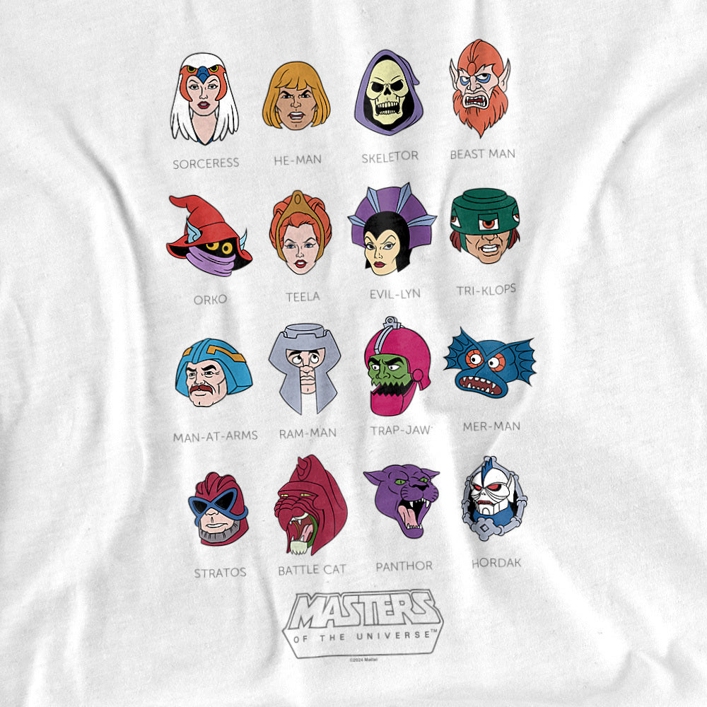 Masters of the Universe Character Heads T-Shirt