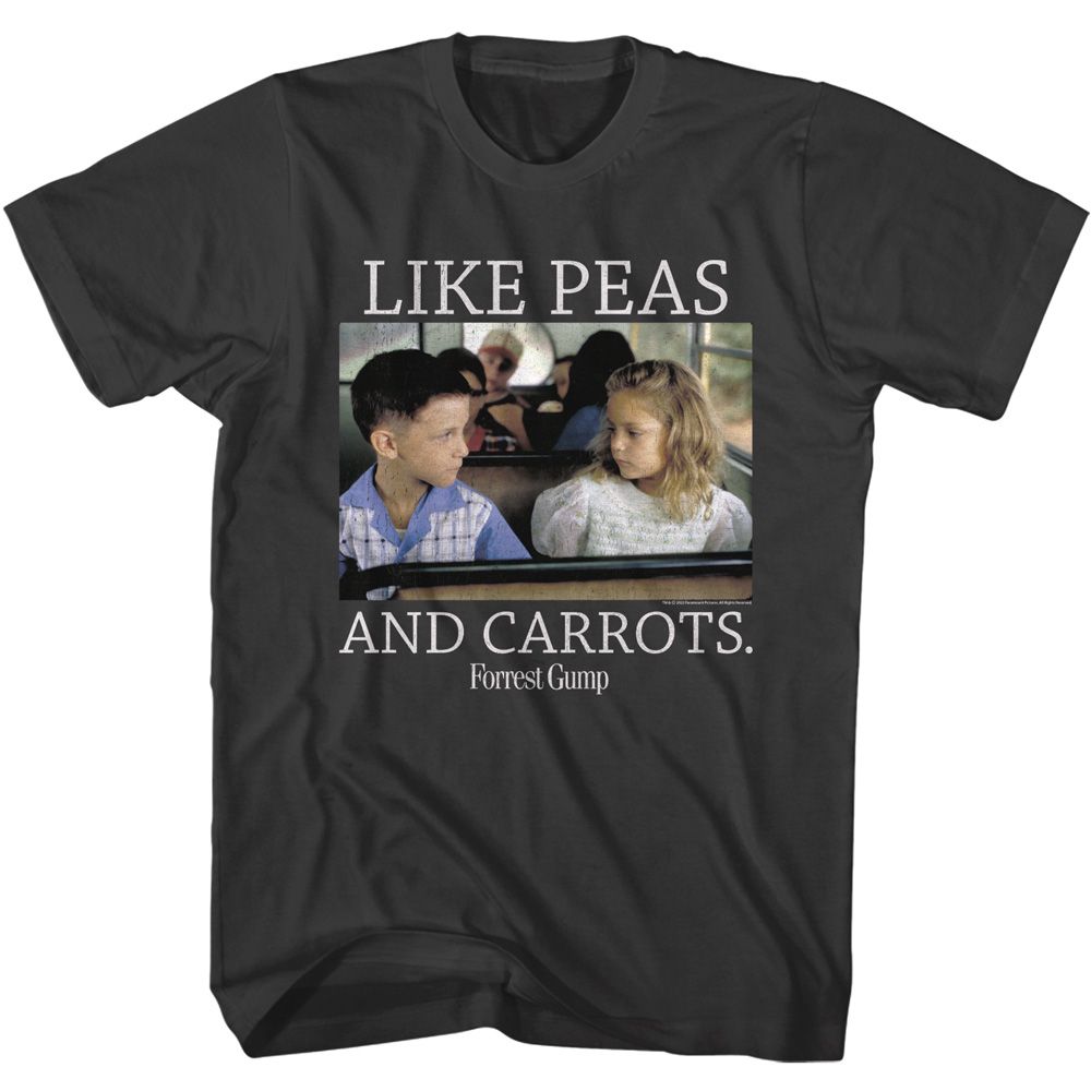 Forrest Gump Like Peas and Carrots T-Shirt officially licensed graphic tee