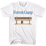 Forrest Gump Logo and Bench T-Shirt officially licensed graphic tee