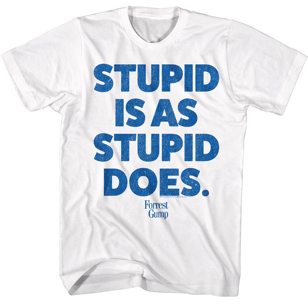 Forrest Gump Stupid Is T-Shirt officially licensed graphic tee