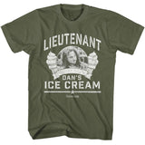 Forrest Gump Lt Dan Ice Cream T-Shirt officially licensed graphic tee