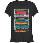 Journey Tape Deck Hits Black graphic t-shirt