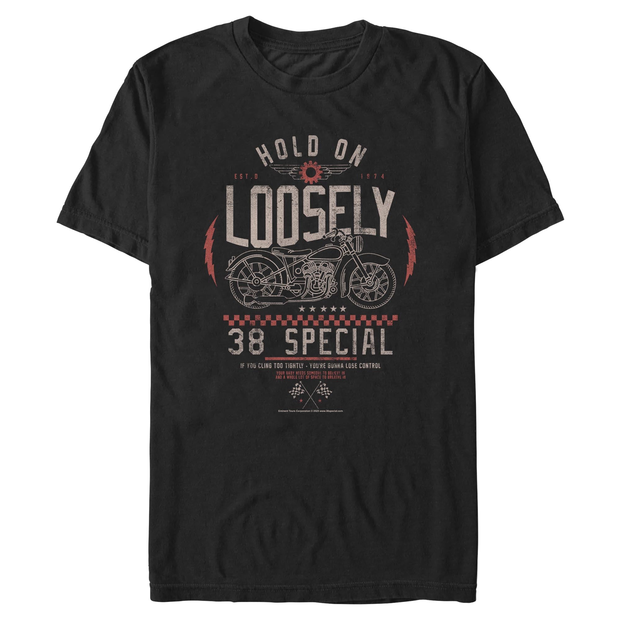 38 Special Hold On Loosely Black graphic t-shirt