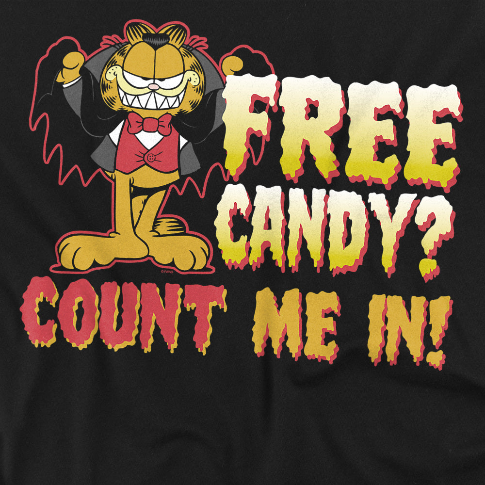 Garfield Free Candy Halloween T-Shirt