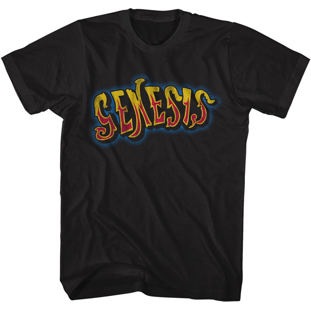 Genesis Retro Color Logo graphic t-shirt