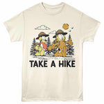 Garfield Take a Hike T-Shirt officially licensed Garfield hiking graphic tee