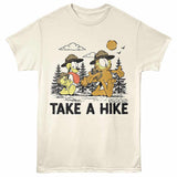 Garfield Take a Hike T-Shirt officially licensed Garfield hiking graphic tee